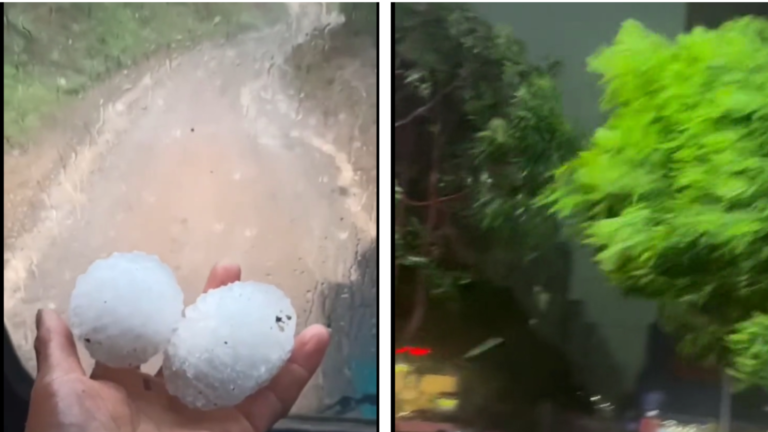 比雞蛋還大 雲南文山突降冰雹（視頻）