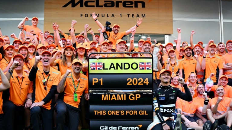 F1邁阿密站：諾里斯生涯首次奪得分站冠軍