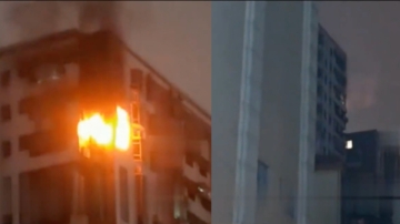廣州高層住宅疑人為縱火 一人死亡（視頻）