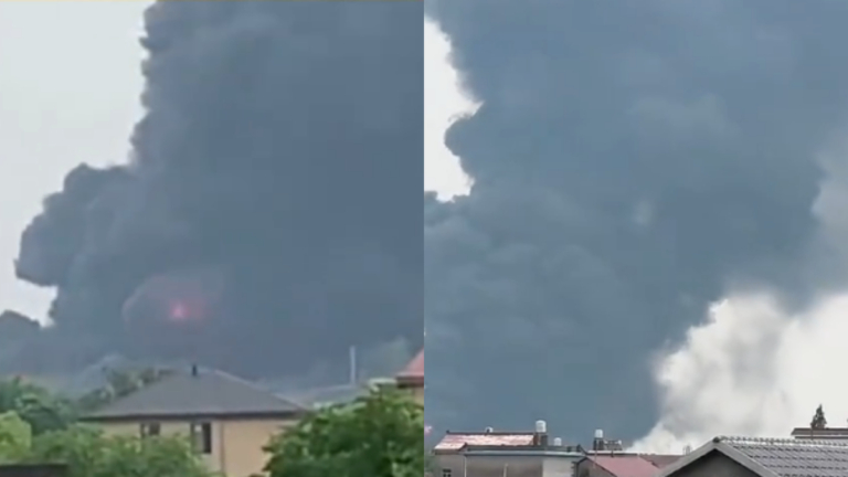 浙江衢州藥廠大火 現場黑煙滾滾 傳出爆炸聲