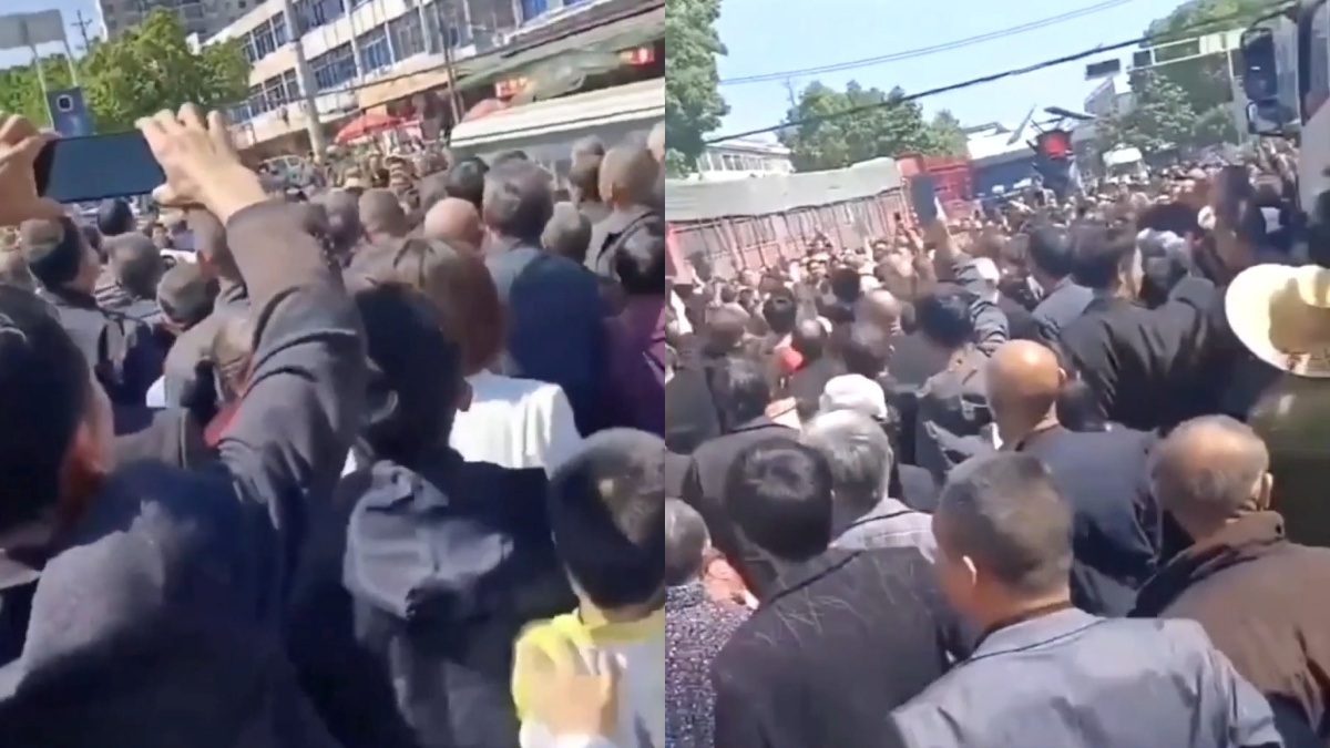 【禁闻】湖北强逼火葬买公墓 引发数千人堵路抗议