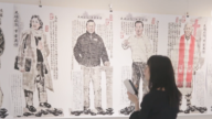 人權畫展橫濱亮相 來客感佩中國英雄