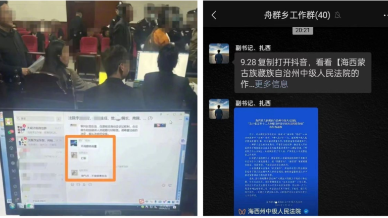 青海法院遙控審判續 官方人員扮「水軍」被抓贓
