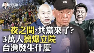 【拍案惊奇】防共党入侵？3万人挤爆台湾立院