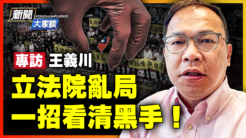 【新闻大家谈】专访王义川：立法院之争 一招看清黑手