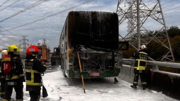 國道3號火燒車 台南32師生逃出無人傷