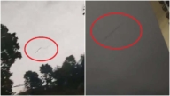 武汉云层惊现不明飞行物 拍摄者：一条龙（视频）