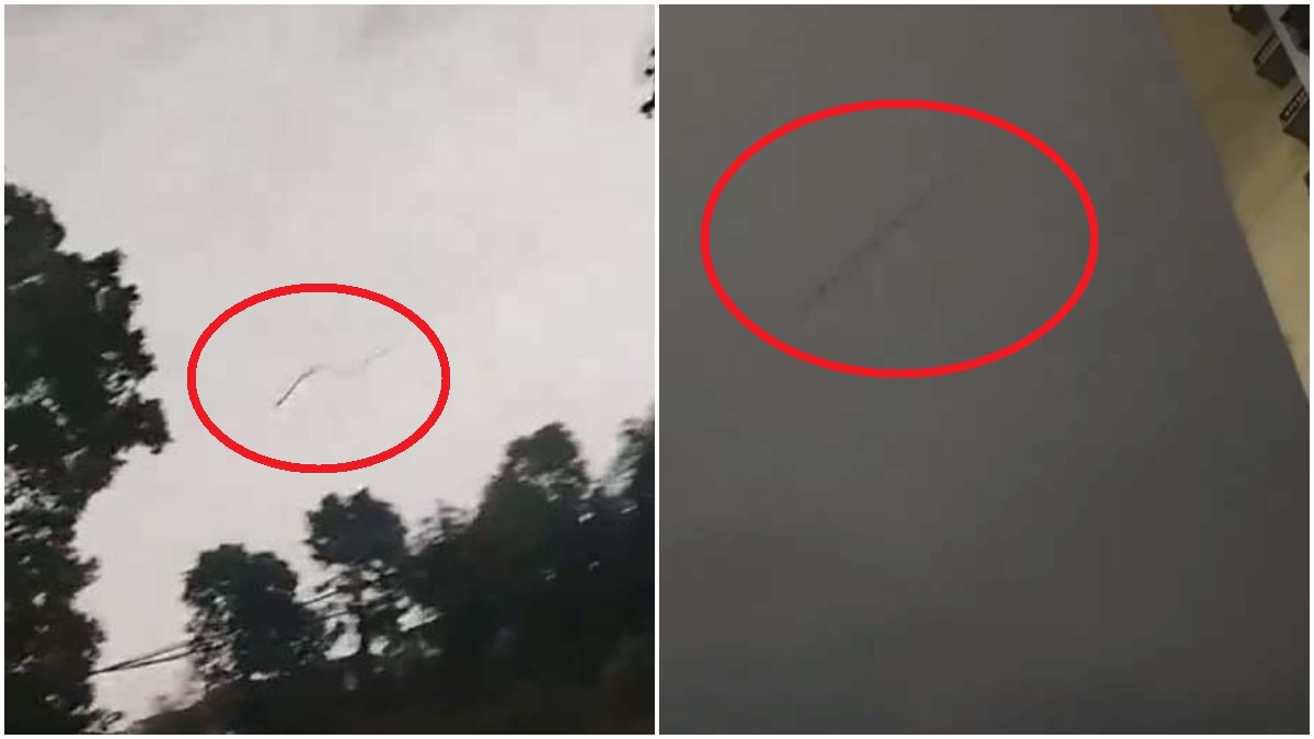 [新聞] 武漢雲層驚現不明飛行物 拍攝者：一條龍