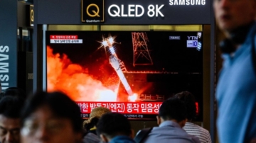 發射不到兩分鐘 朝鮮軍事衛星爆炸燒成火球