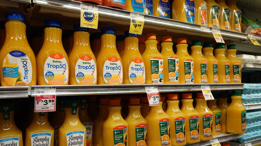 橙子价格飙涨 橙汁厂家考虑改用其它水果代替