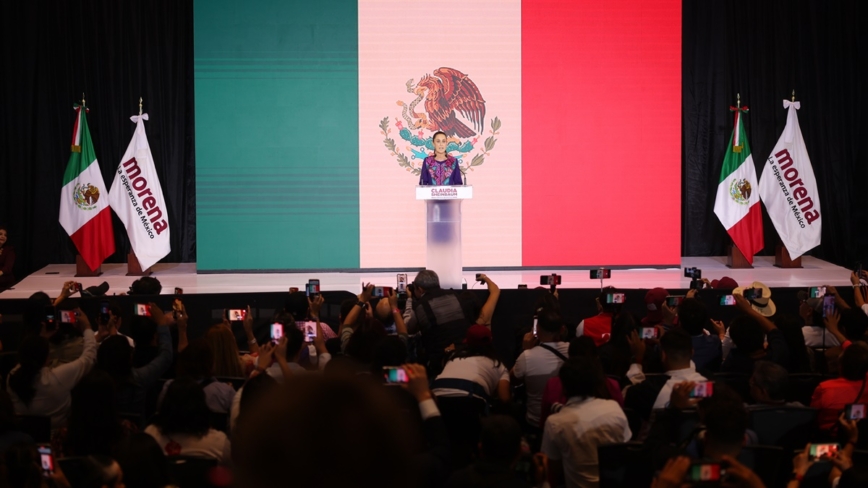辛鮑姆大獲全勝 墨西哥選出首位女總統