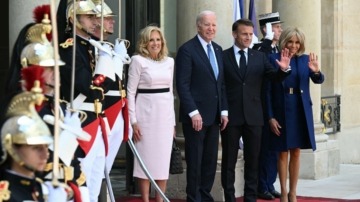 【記者連線】拜登正式訪問法國 與馬克龍愛麗舍宮會談