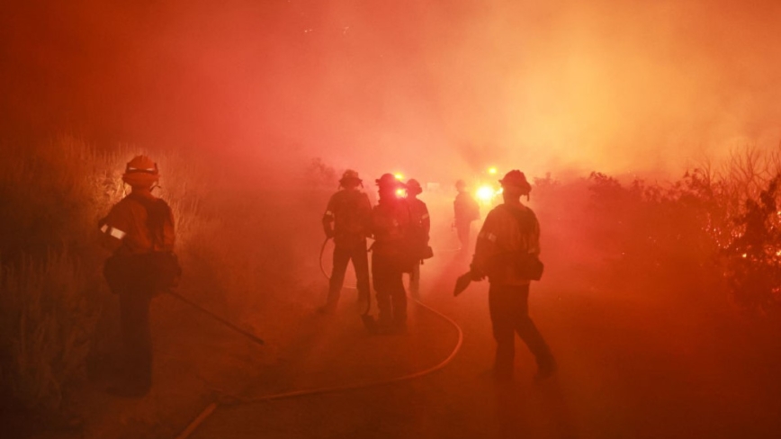 加州爆野火逾万英亩地付之一炬 千人撤离