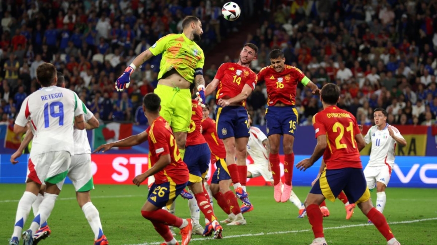欧洲杯：西班牙提前出线 英格兰状态低迷