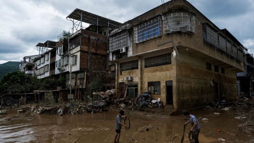 廣東平遠縣洪災已致38死2失聯 數千房屋倒塌