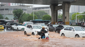 長沙暴雨 地鐵站淹水停運 景區關閉