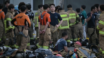 韓國電池廠大火死者增至23人 含17名中國人