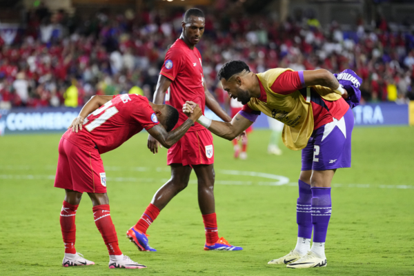 ORLANDO, FLORIDA - JULY 01: Cesar Yanis of Panama celebrates after scoring the team's third goal during the CONMEBOL Copa America 2024 Group C match between Bolivia and Panama at Inter&Co Stadium on July 01, 2024 in Orlando, Florida. 