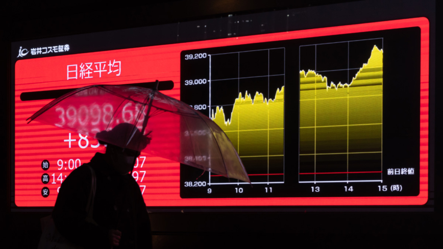 【財經100秒】日經225指數衝破4.1萬點 再創高