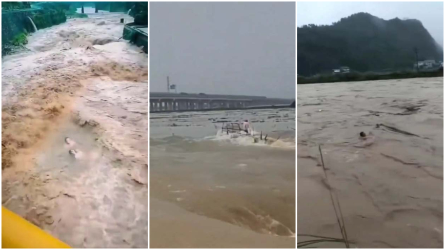 [新聞] 湖南洪水汎濫 直擊多人被沖走（視頻）