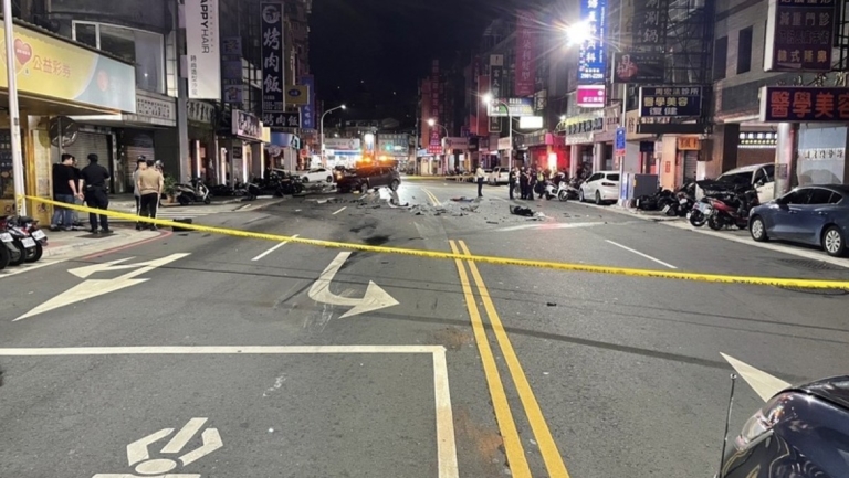 三重男警遭撞不治 同事淚眼列隊敬禮 肇事男疑吸毒