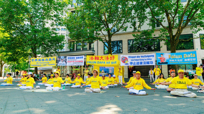 德国法轮功反迫害25周年集会 政要现场声援