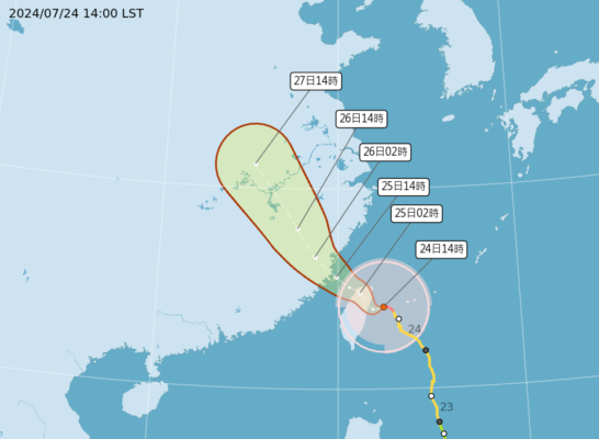 格美扑台 9县市严防超大豪雨 福建发Ⅱ级预警列车停运