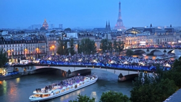 記者連線：巴黎奧運塞納河上開幕 安保級別創新高