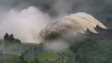 台风带来丰沛雨量 曾文水库不到4天放掉1座水库容量