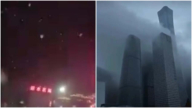 山東菏澤六月飛雪 北京烏雲繞樓陰森恐怖（視頻）