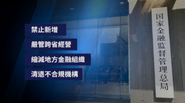 【禁聞】中共發起新運動 數萬金融組織將受打擊