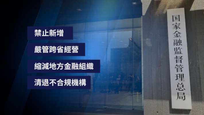 【禁闻】中共发起新运动 数万金融组织将受打击