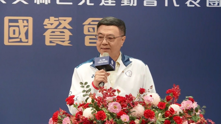 卓揆出席奧運返國餐會 下午舉行英雄大遊行