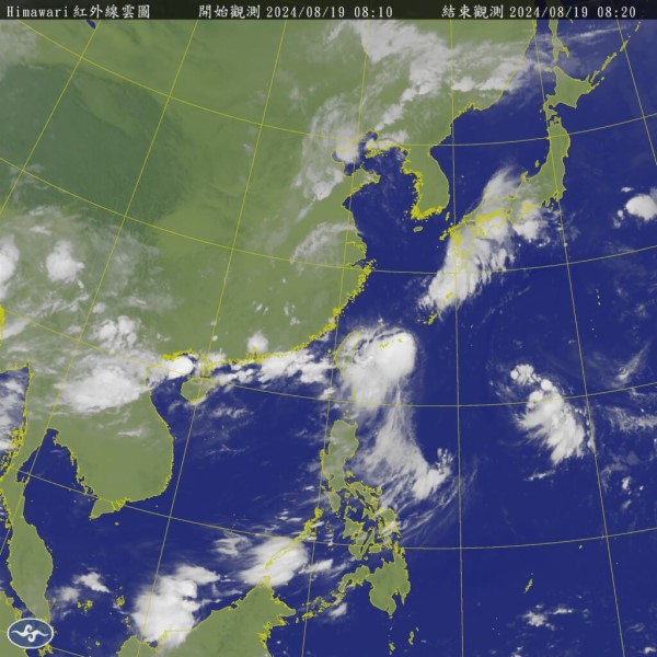 台风云雀生成 朝东海、韩国移动