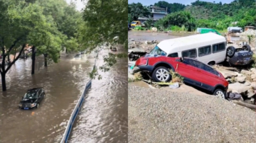 中国洪水氾滥 多地二度受灾