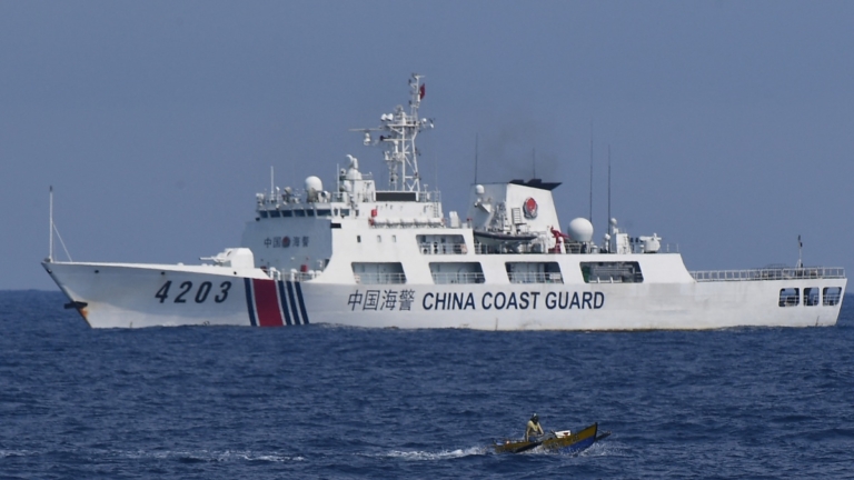中共海警兩度闖金門水域 台海巡艇1對1驅離