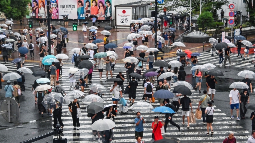 8月22日国际重要讯息 东京破纪录大雨 航班停飞 新干线停驶