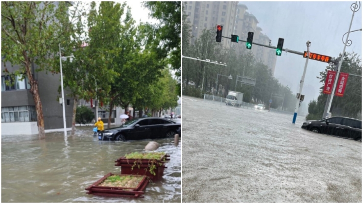 京津冀遭遇強降雨 滄州單日降雨量破37年紀錄