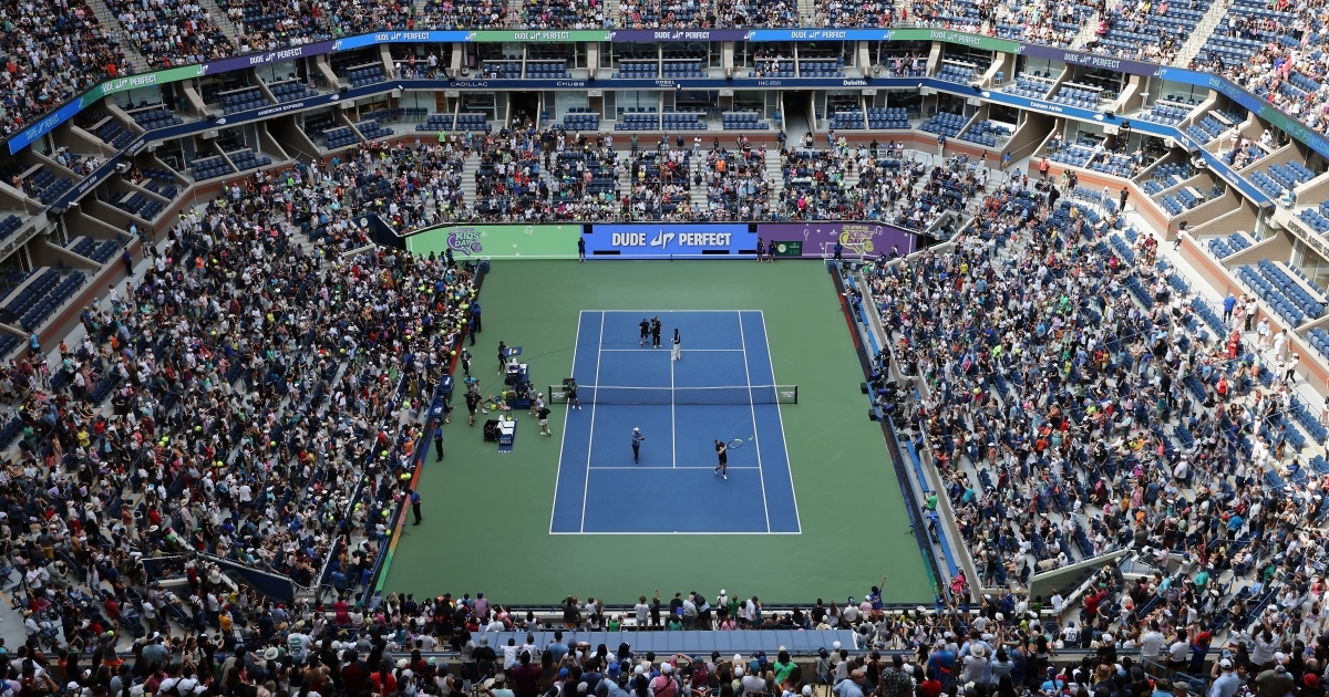 U.S. Open opens with fans from all over the world gathering in New York