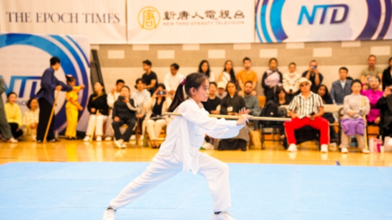 組圖三：第八屆新唐人武術大賽器械組初賽風采