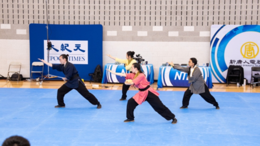 組圖十：新唐人武術大賽選手展演精彩紛呈