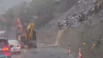 大雨泥流淹没台铁崇德至和仁 苏花公路交通受阻