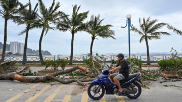 9月9日國際重要訊息 摩羯颱風離開中國 多條螺旋雨帶仍影響華南地區