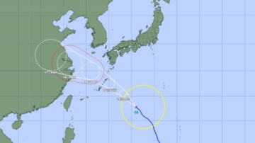 貝碧佳颱風最新路徑曝光 台灣今明水氣漸增