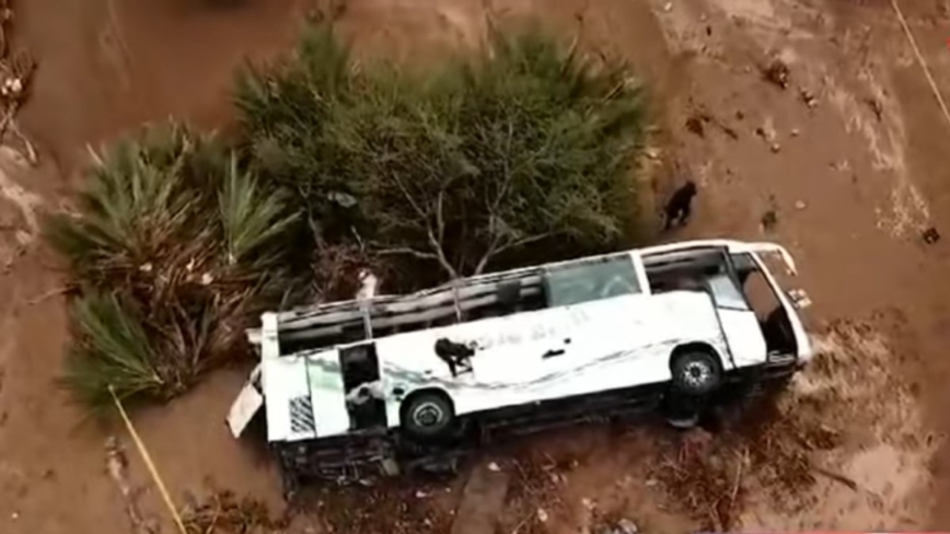 撒哈拉沙漠暴雨 摩洛哥巴士被沖走釀2死14失蹤