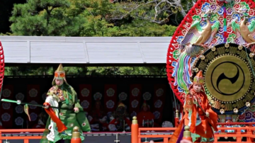 日本伊势神宫上演秋乐祭 雅乐尽显传统之美