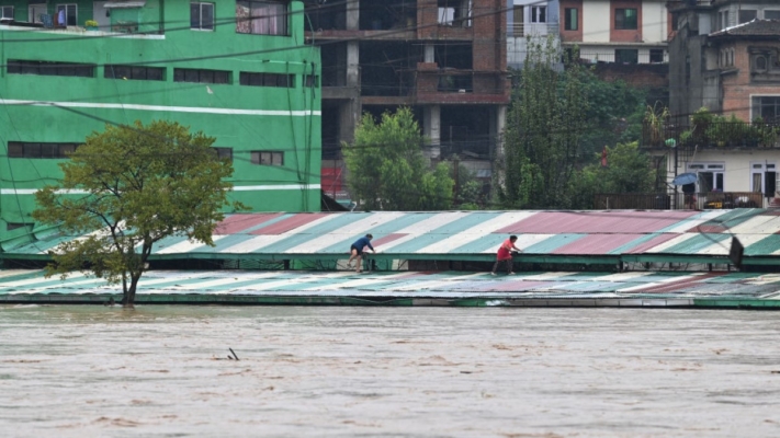 尼泊尔暴雨 河流氾滥成灾 至少59死44失踪