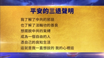 【禁聞】10月6日三退聲明精選