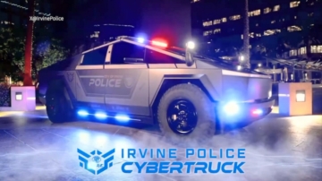 警用特斯拉Cybertruck現蹤爾灣 支援戒毒教育