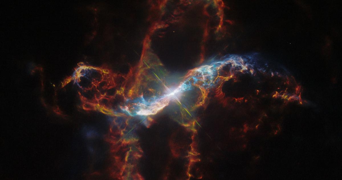 The Hubble Telescope captured the amazing view of a stellar volcano |